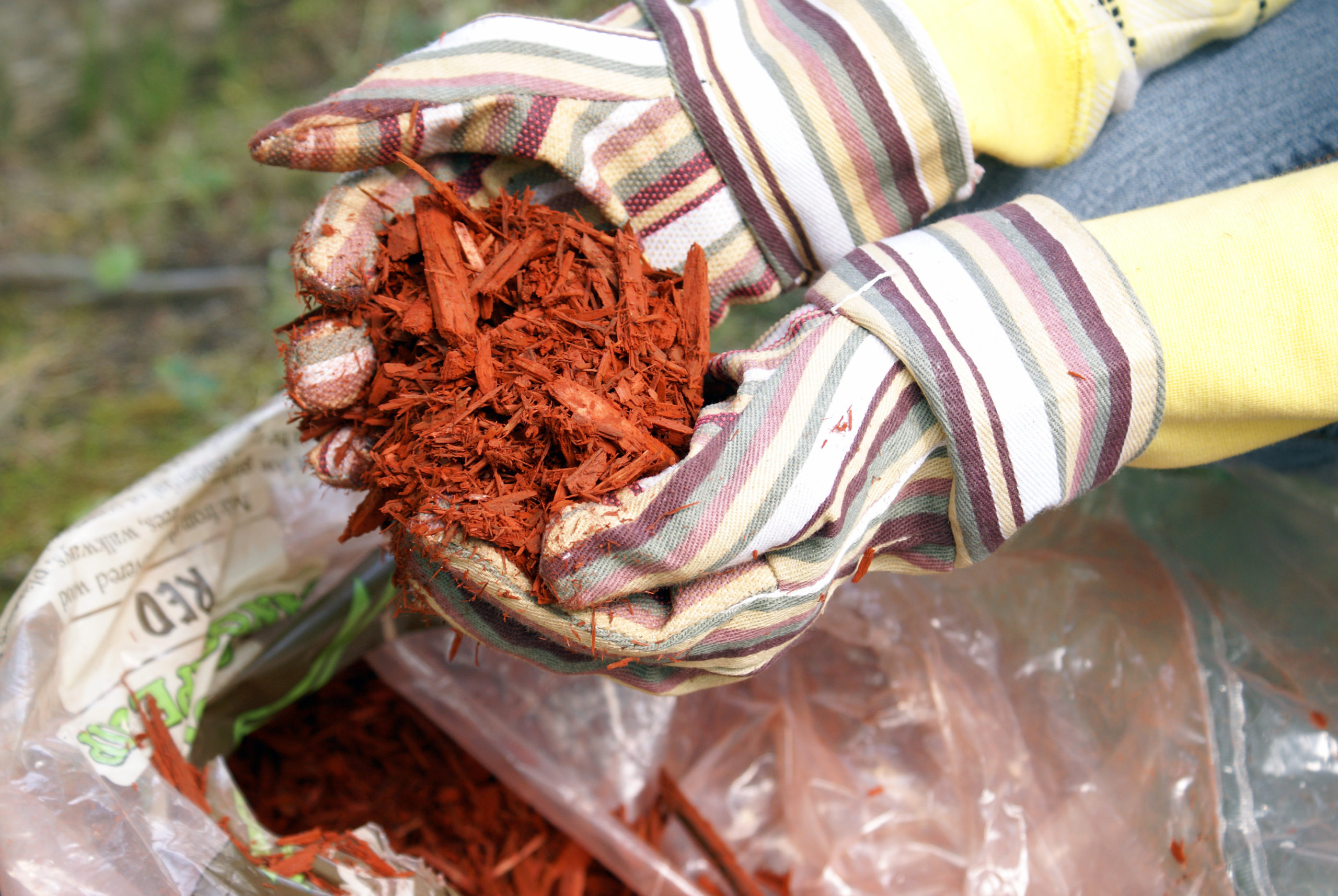Gardening with Red Mulch Athens Pine Straw, Mulch & Firewood
